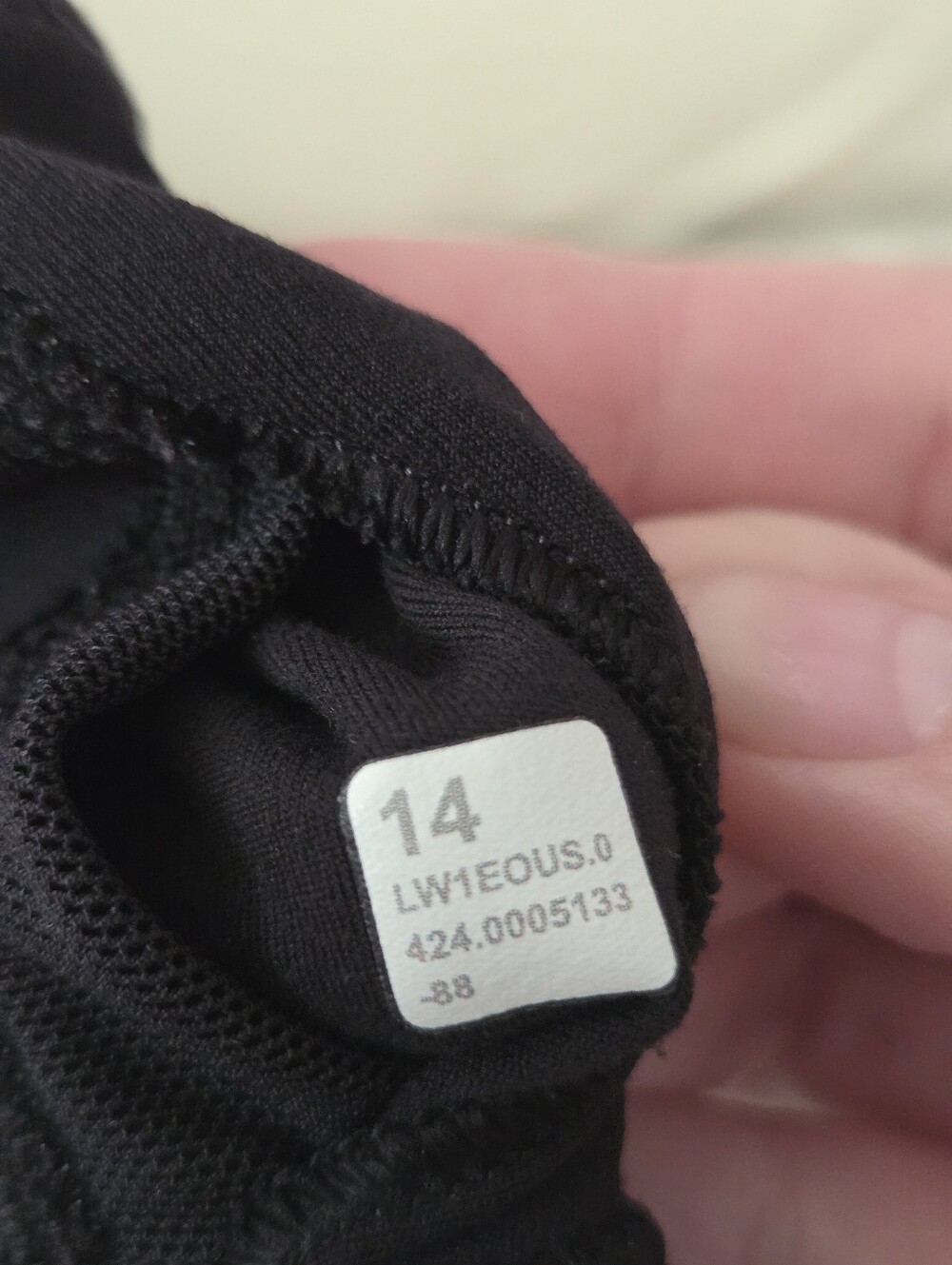 Black lululemon Align™ Cropped Cami Tank Top size 14 sports bra - Picture 7 of 7